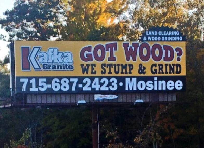 Got Wood? Kafka Land Clearing