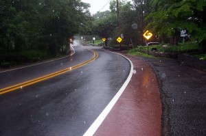 Colonial Red & Platinum Granite High Friction Surfacing Overlay