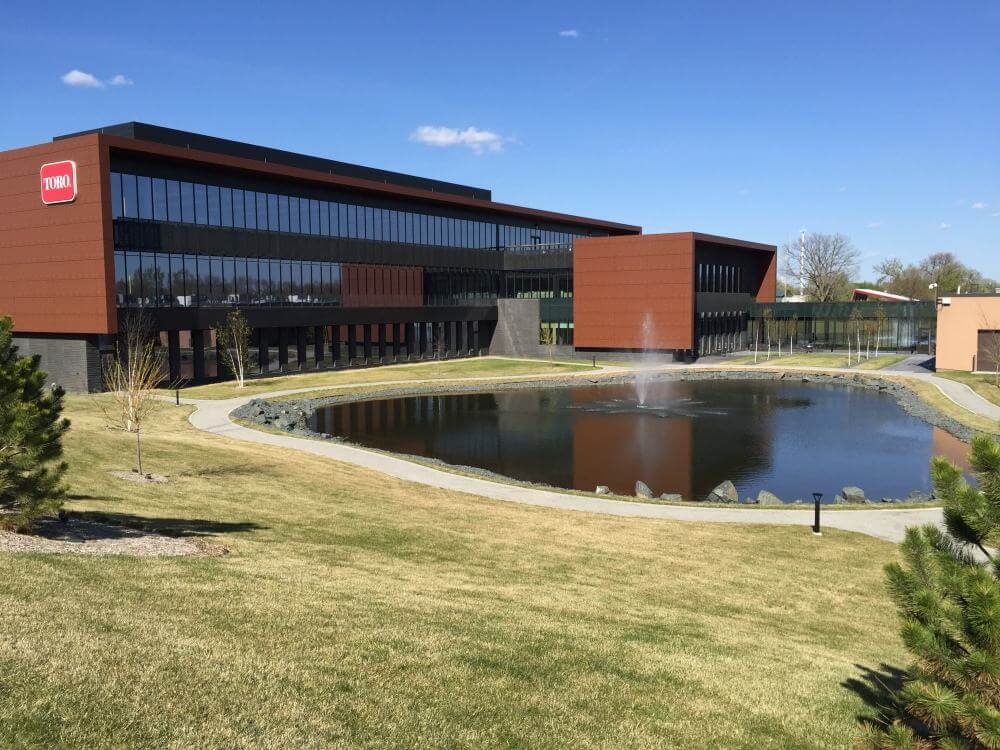 Salt & Pepper Granite Stabilized Pathway - Toro Corporate Headquarters - Bloomington, MN