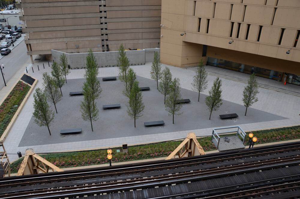 Platinum Granite Standard Pathway Material - Metropolitan Correctional Center - Chicago, IL