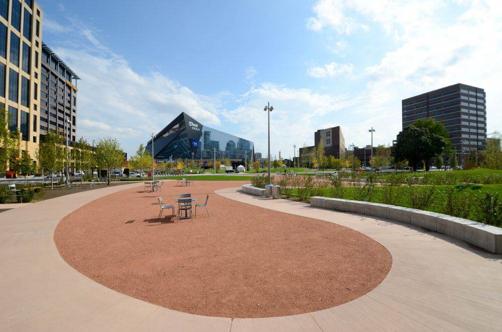 Rustic Granite Stabilized Pathway - Downtown East Commons - U.S. Bank Stadium - Minneapolis, MN