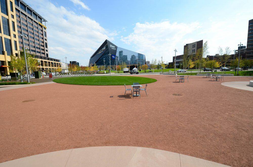 Rustic Granite Stabilized Pathway - Downtown East Commons - U.S. Bank Stadium - Minneapolis, MN