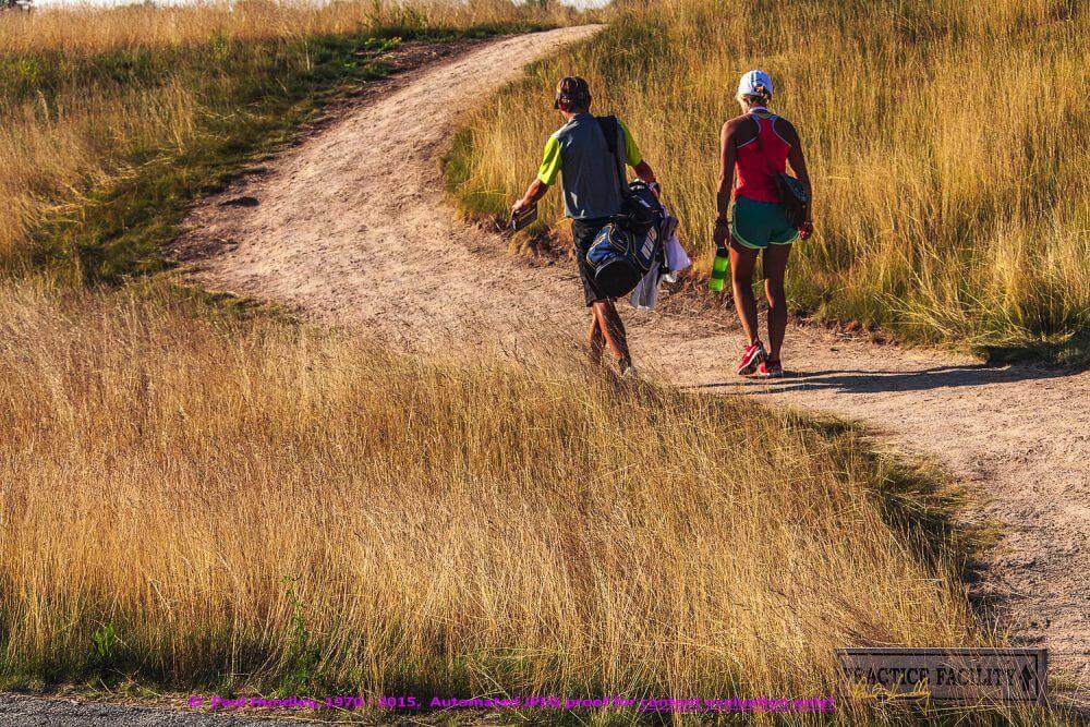 Custom Erin Hills Blend Wax Polymer Pathway - Erin Hills Golf Course - Hartford, WI - Photo courtesy of Paul Hundley