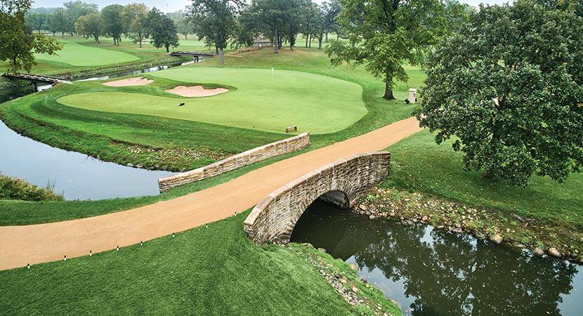 Glen View Club cart path