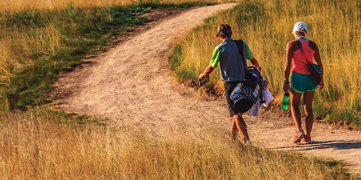 Erin Hills Wax Polymer Walking Path