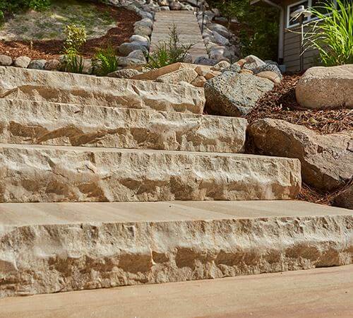 Kafka Granite Harvest Gold Thermal-Top Steps