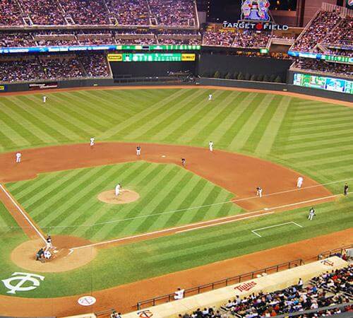 Kafka Ballyard Materials at Target Field in Minnesota