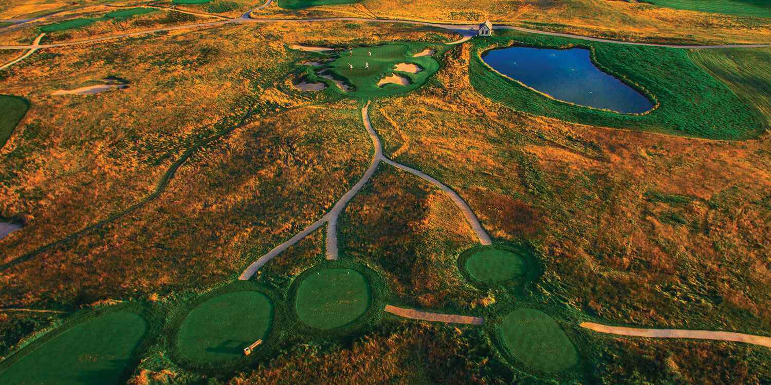 Erin Hills Wax Polymer Walking Path