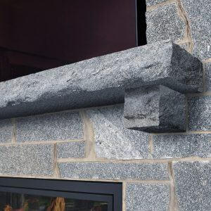 Kafka Imperial Gray Granite Mantel