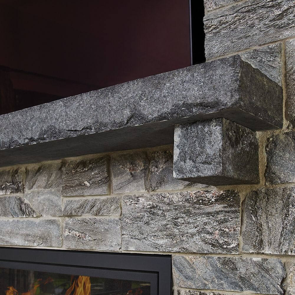 Kafka Starlight Black Granite Mantel