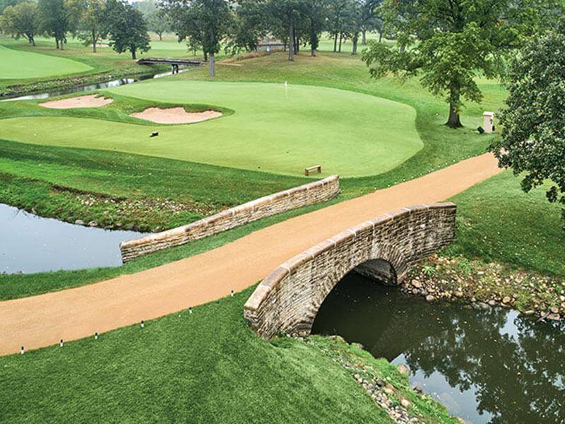 Kafka's Wax Polymer Pathway at Glen View Club in Golf, Illinois
