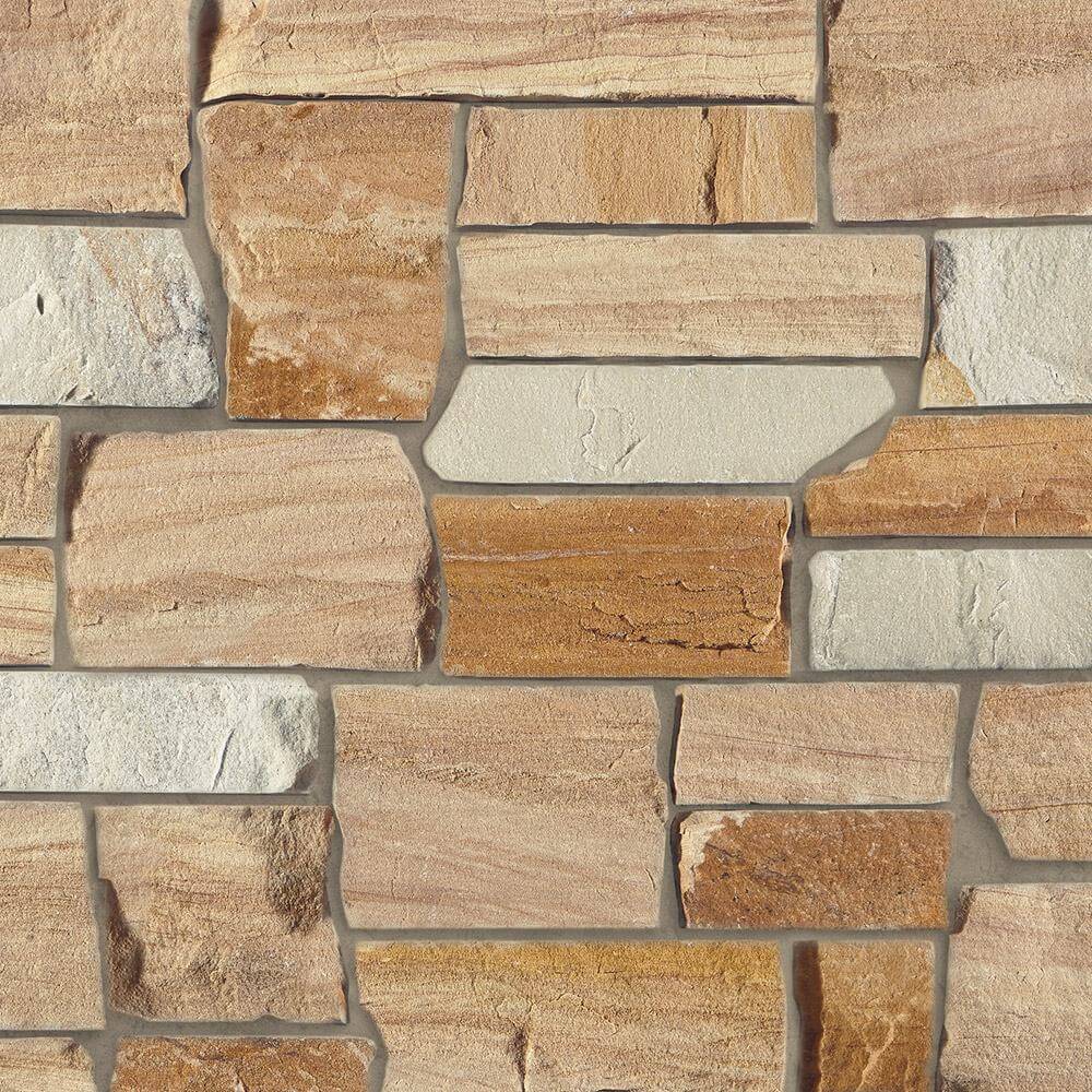 Kafka's Harvest Gold Castle Cut Thin Stone Veneer