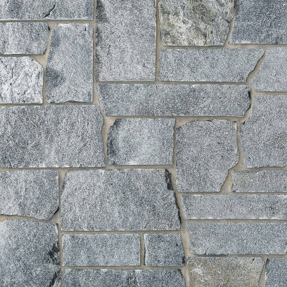 Kafka's Imperial Gray Castle Cut Thin Stone Veneer