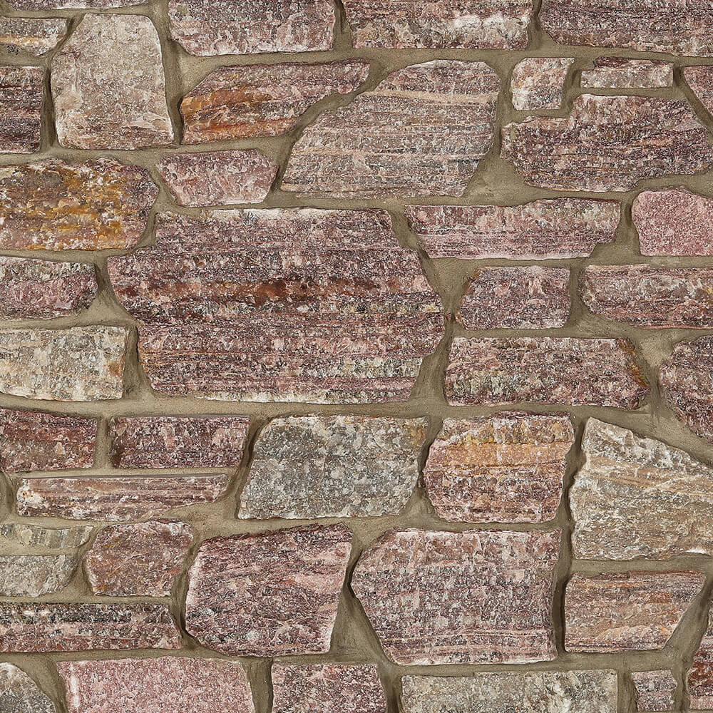 Kafka's Sedona Glitter Ashlar Cut Thin Stone Veneer