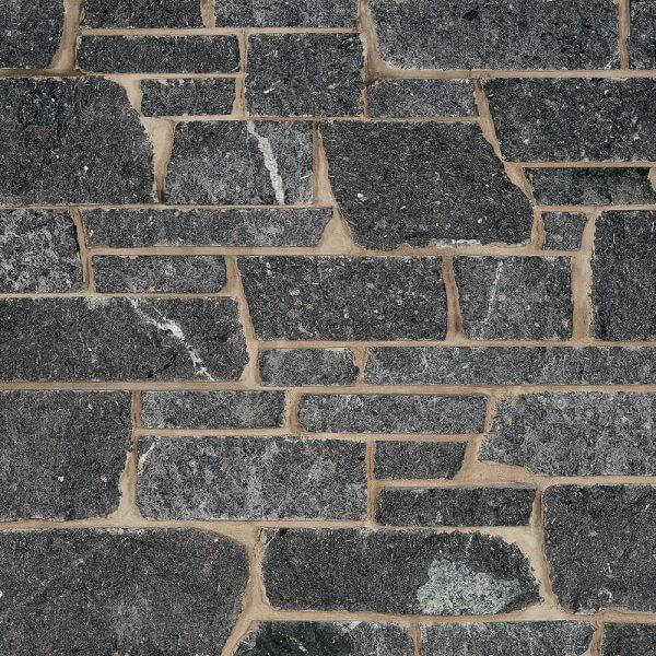 Starlight Black Granite Dimensional Thin Stone Veneer