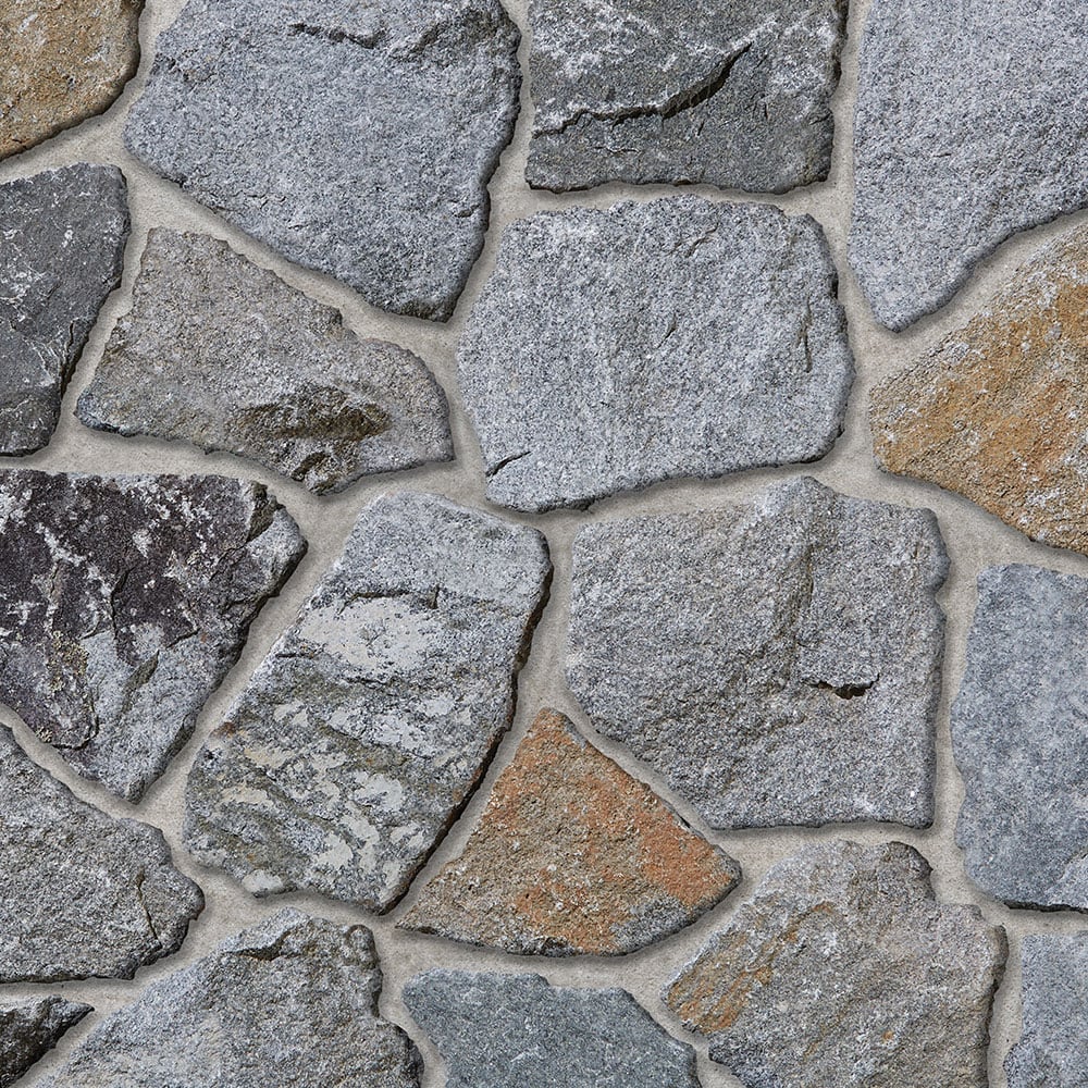 Kafka's Imperial Gray Mosaic Cut Thin Stone Veneer