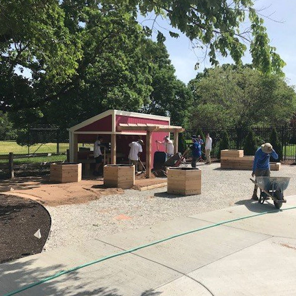Kafka Rustic Granite Stabilized Pathway Installation at Margie's Garden in Whitnall Park in Hales Corners, Wisconsin