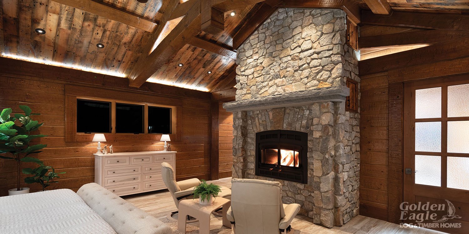 Kafka's Gun Metal Marble Rustic Thin Stone Veneer fireplace with Imperial Gray Granite mantel
