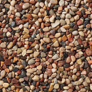 Kafka American Heritage Pebbles Specialty Aggregate shown wet