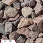 Antique Rose Bulk Landscape Stone shown dry