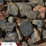 Cajun Spice Bulk Landscape Stone shown wet