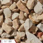 Caramel Quartzite Bulk Landscape Stone shown dry
