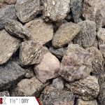 Galaxy Glitter Bulk Landscape Stone shown dry