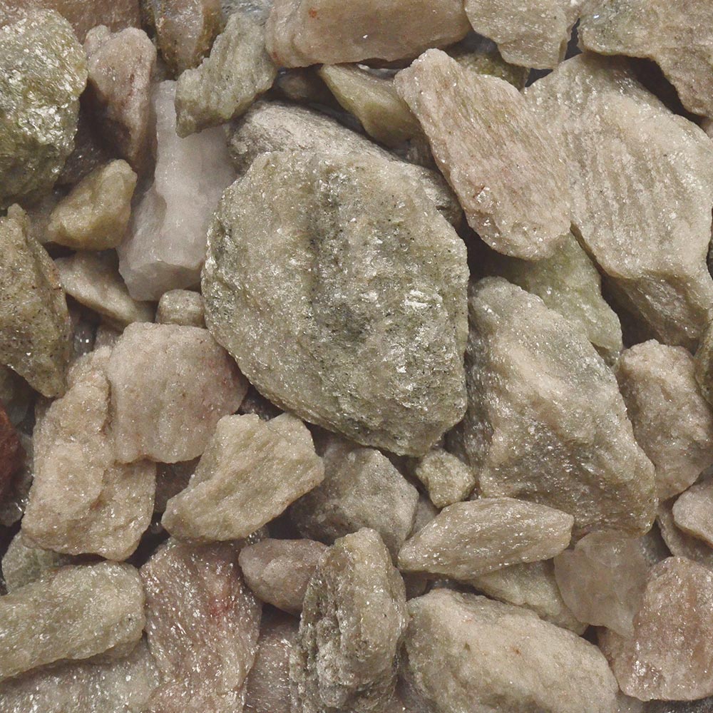 Mint Glitter Bulk Landscape Stone