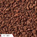 Red Cedar Bulk Landscape Stone shown wet