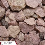 Rosa Glitter Bulk Landscape Stone shown dry