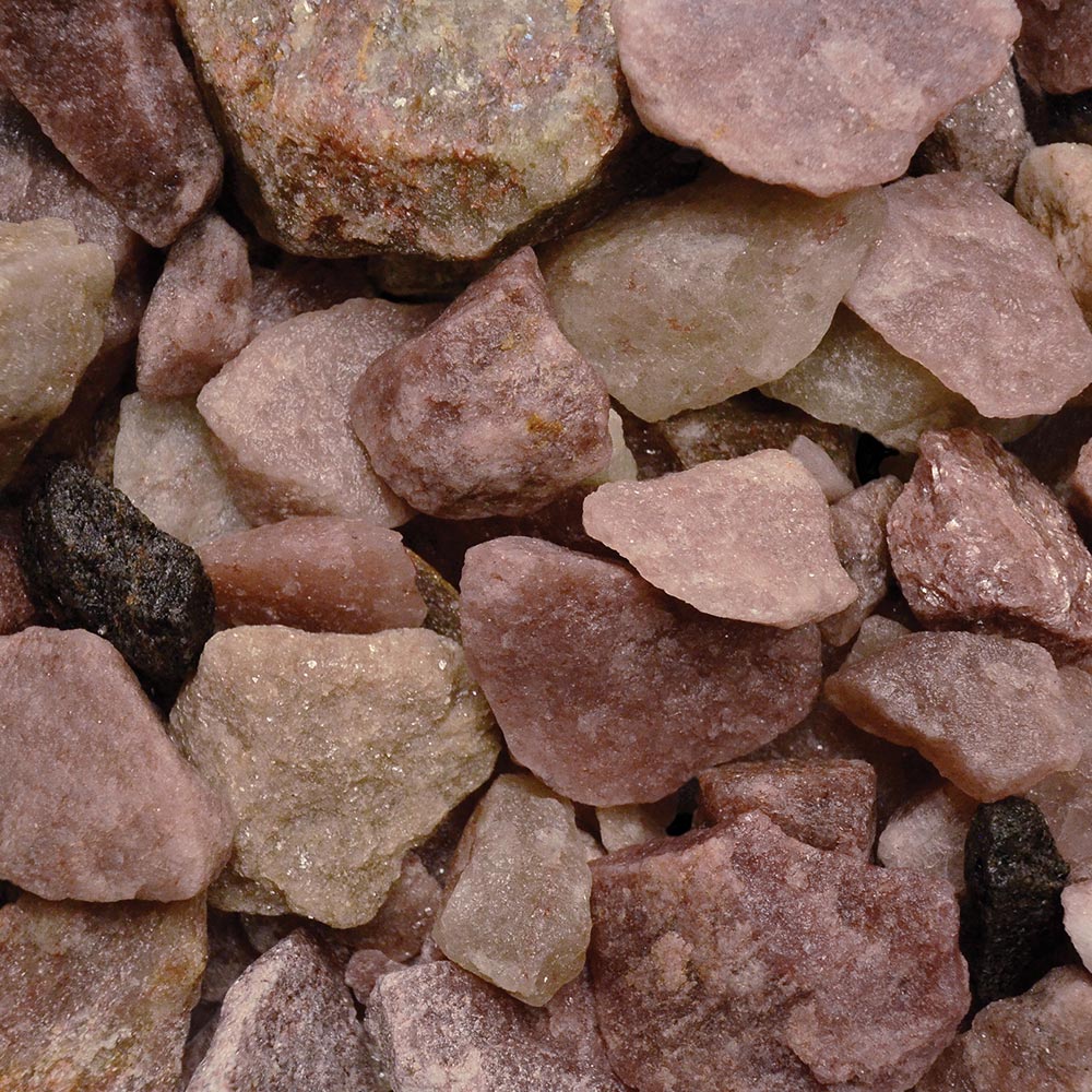 Rosa Glitter Bulk Landscape Stone