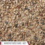 Kafka American Heritage Granite Manufactured Sand shown wet