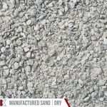 Kafka Jade Granite Manufactured Sand shown dry