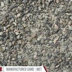 Kafka Jade Granite Manufactured Sand shown wet