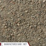 Kafka Midnight Blue Granite Manufactured Sand shown wet