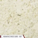 Kafka Mint Glitter Manufactured Sand shown wet
