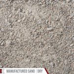 Kafka Platinum Granite Manufactured Sand shown dry