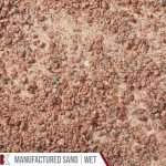 Kafka Rose Pink Quartz Manufactured Sand shown wet