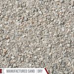 Kafka Salt and Pepper Granite Manufactured Sand shown dry