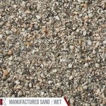 Kafka Salt and Pepper Granite Manufactured Sand shown wet
