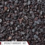Kafka Black Diamond Granite Specialty Aggregate shown wet
