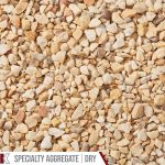 Kafka Caramel Quartzite Specialty Aggregate shown dry