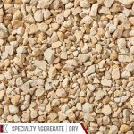 Kafka Golden Cream Marble Specialty Aggregate shown dry