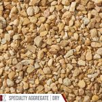 Kafka Golden Cream Marble Specialty Aggregate shown wet