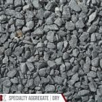 Kafka Jett Black Granite Specialty Aggregate shown dry