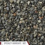 Kafka Midnight Blue Granite Specialty Aggregate shown wet