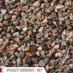 Kafka Sugar Spice Granite Specialty Aggregate shown wet