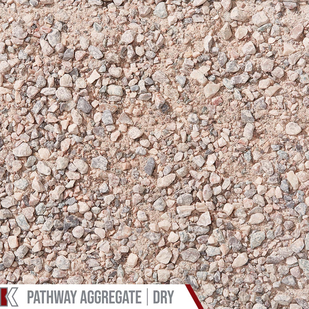 Kafka Antique Rose Marble Pathway shown dry