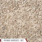 Kafka Beige Blend Marble Pathway shown wet