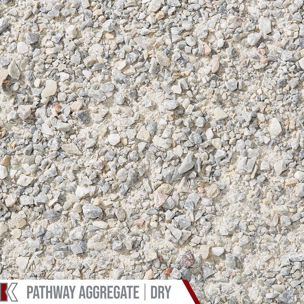 Kafka Gun Metal Marble Pathway shown dry